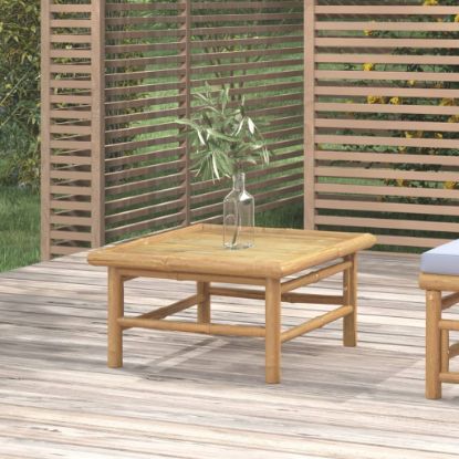 Image de  Table de jardin 65x55x30 cm bambou