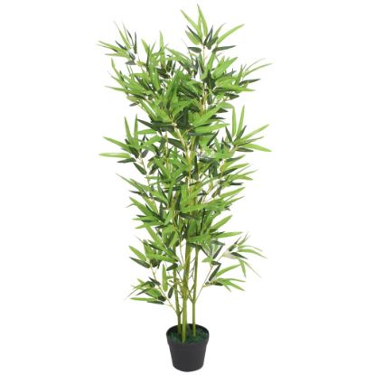 Image de Plante artificielle avec pot Bambou 120 cm Vert