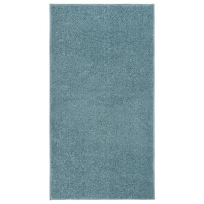 Image de Tapis à poils courts 80x150 cm Bleu