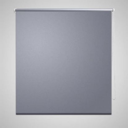 Image de Store enrouleur occultant 140 x 175 cm gris