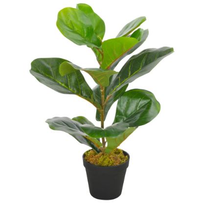 Image de Plante artificielle avec pot Feuilles de figuier Vert 45 cm