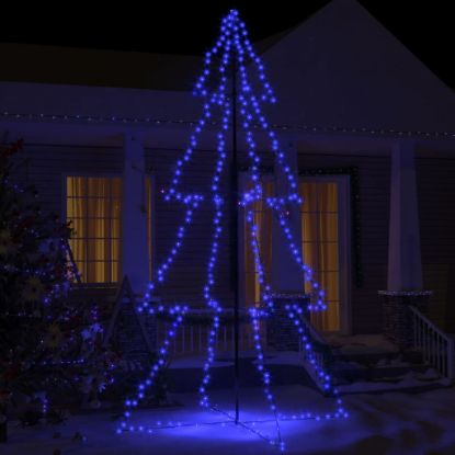 Image de Arbre de Noël cône 360 LED d'intérieur/d'extérieur 143x250 cm