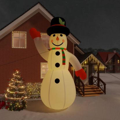 Image de Bonhomme de neige gonflable avec LED 620 cm