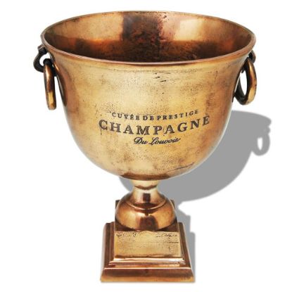 Image de Refroidisseur à champagne Coupe de trophée Cuivre Marron