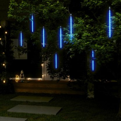 Image de Guirlandes lumineuses 8 pcs 30 cm 192 LED bleu