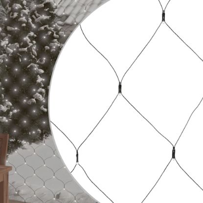 Image de Filet lumineux blanc froid de Noël 3x3 m 306 LED Int/ext