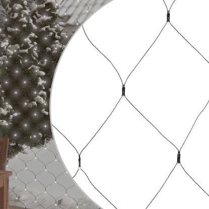 Image de Filet lumineux blanc froid de Noël 3x2 m 204 LED Int/extérieur