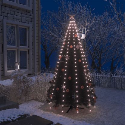 Image de Guirlande lumineuse filet d'arbre de Noël 250 LED 250 cm