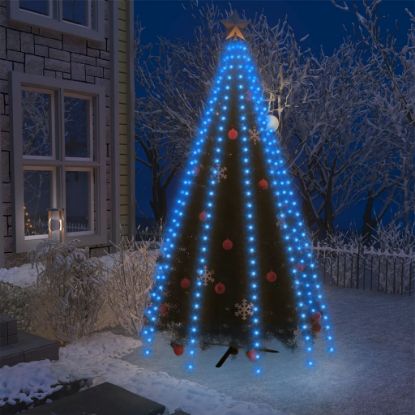 Image de Guirlande lumineuse d'arbre de Noël 250 LED Bleu 250 cm