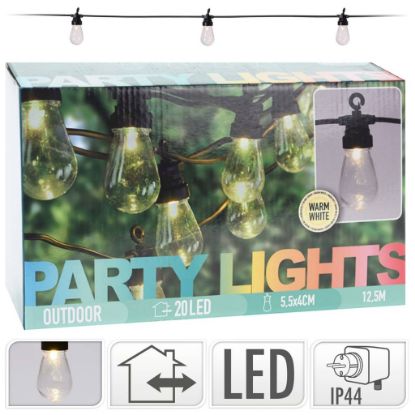 Image de ProGarden Ensemble d'éclairage à LED de fête 20 ampoules 4,5 V